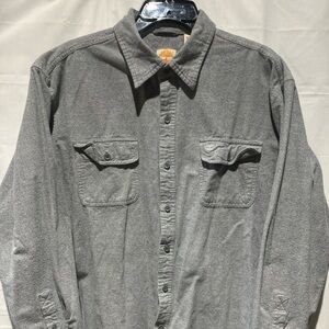 Timberland Gray Casual Button-Down Shirt